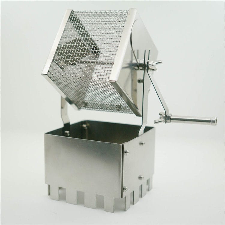 square infrared hand coffee roaster